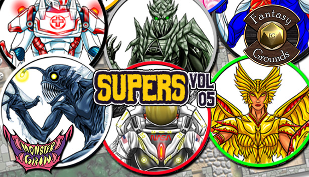 Fantasy Grounds - Supers, Volume 5 (Token Pack) Steam capsule image