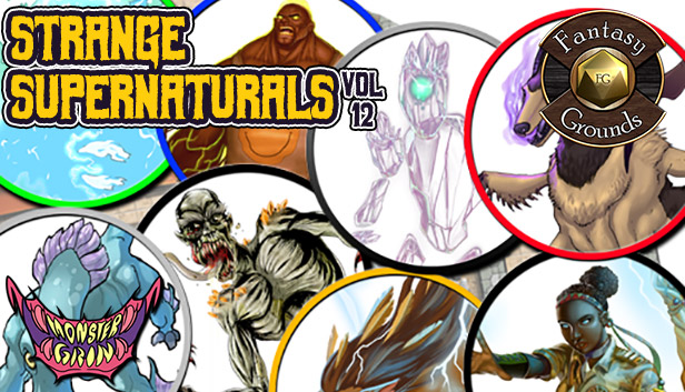 Fantasy Grounds - Strange Supernaturals, Volume 12 (Token Pack) Steam capsule image