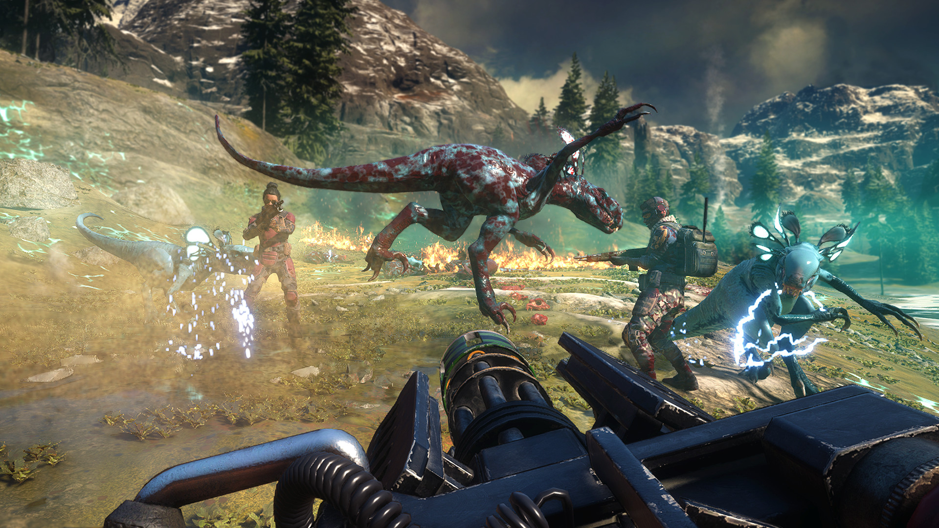 Second Extinction presenta el Styracosaurus en un nuevo tráiler con la voz de Duke Nukem 103
