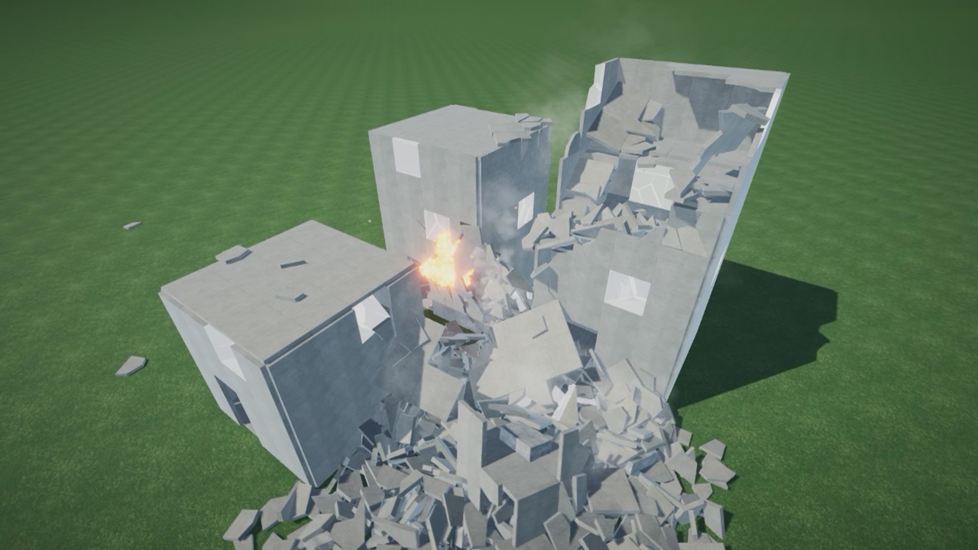 controlled demolition physics
