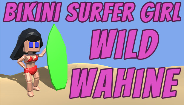Bikini Surfer Girl - Wild Wahine Steam capsule image