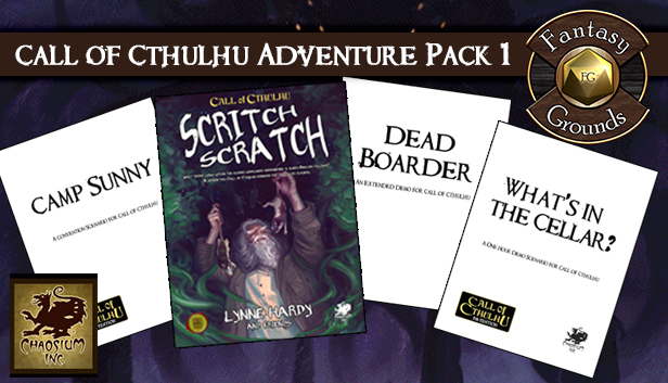 Fantasy Grounds - Call of Cthulhu Adventure Pack 1 (Call of Cthulhu 7E) Steam capsule image