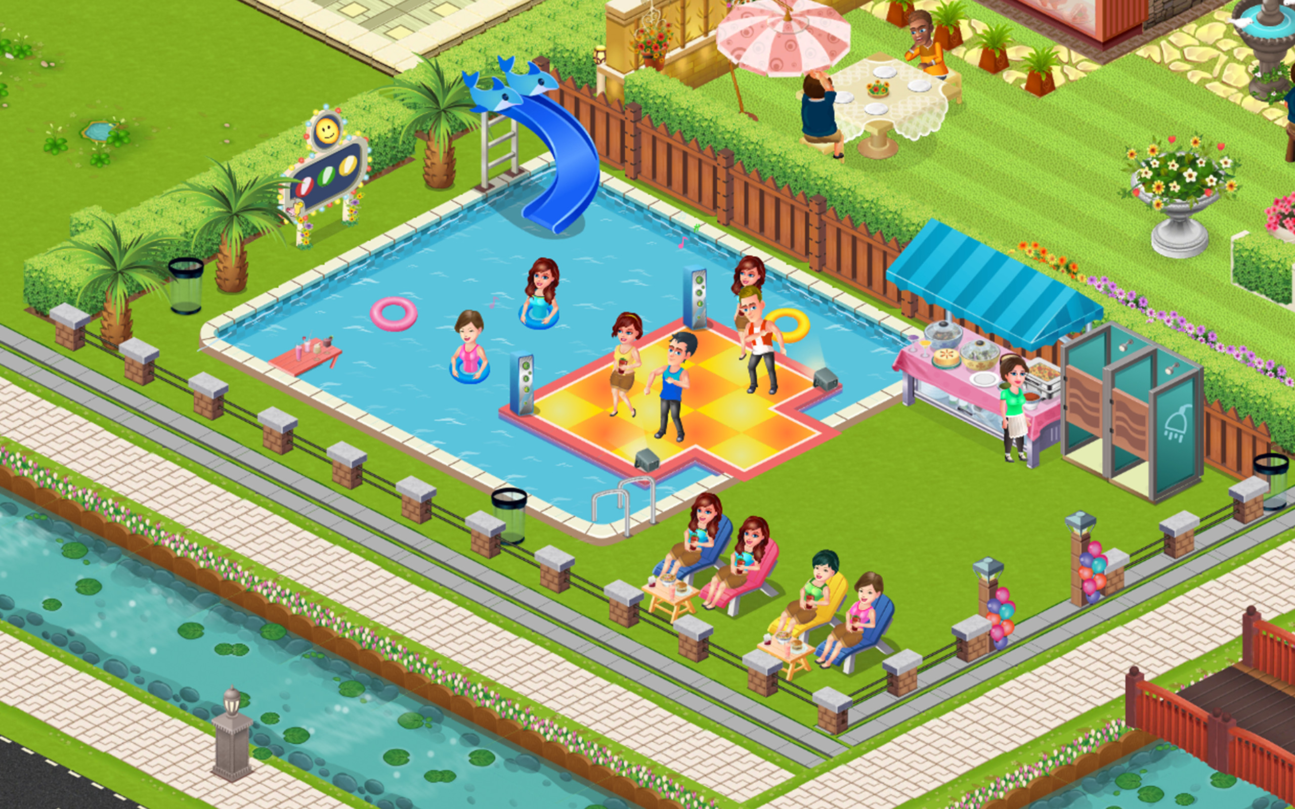 Kairosoft games free download pool slide story daselittle