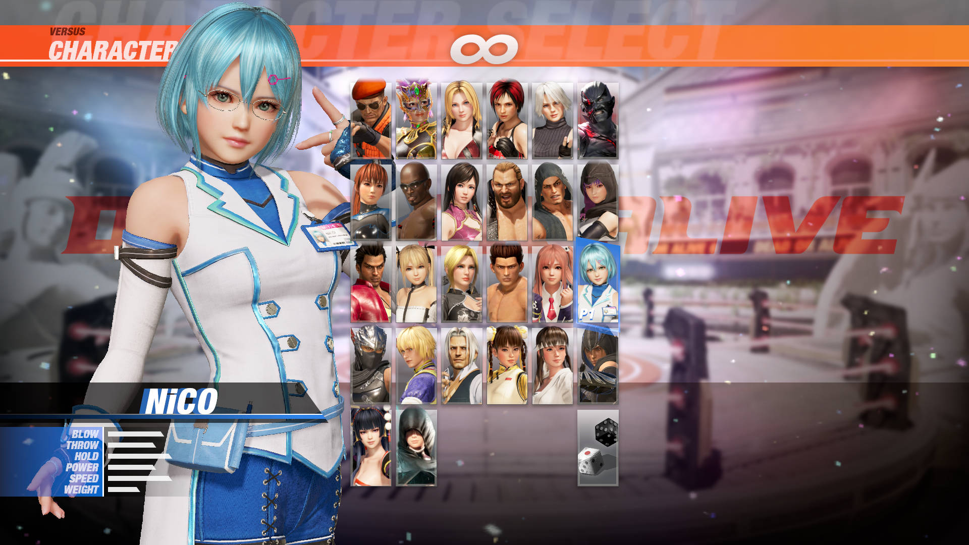 DOA6 Character: NiCO (English/Chinese/Korean/Japanese Ver.)