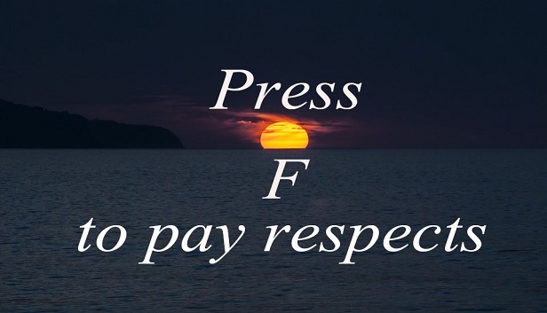 Press F to pay respects Steam capsule image
