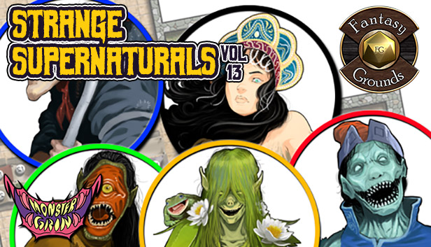 Fantasy Grounds - Strange Supernaturals, Volume 13 (Token Pack) Steam capsule image