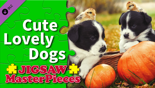 Jigsaw Masterpieces : Cute Lovely Dogs Steam capsule image