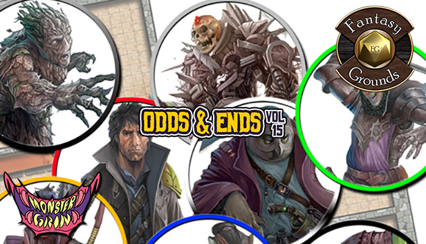 Fantasy Grounds - Odds & Ends, Volume 15 (Token Pack) Steam capsule image