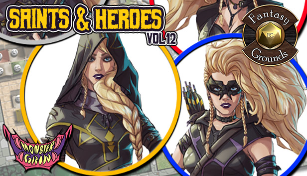 Fantasy Grounds - Saints & Heroes, Volume 12 (Token Pack) Steam capsule image