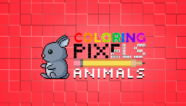 Coloring Pixels - Animals Pack Steam capsule image