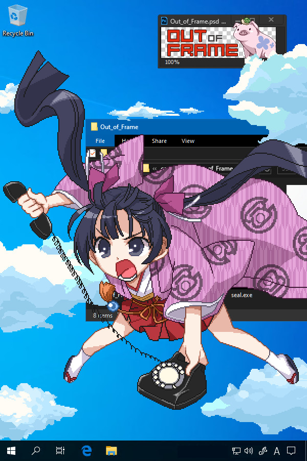 Out of Frame / ノベルゲームの枠組みを変えるノベルゲーム。