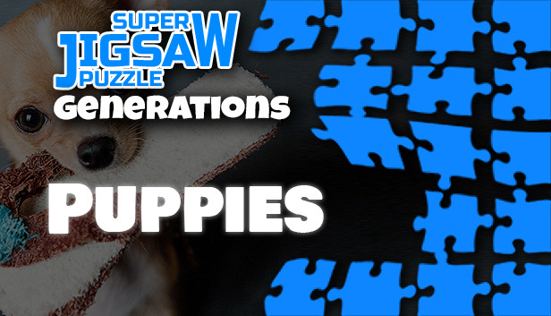 Super Jigsaw Puzzle: Generations - Puppies Puzzles Steam capsule image