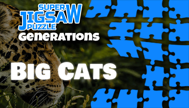 Super Jigsaw Puzzle: Generations - Big Cats Puzzles Steam capsule image
