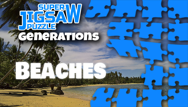 Super Jigsaw Puzzle: Generations - Beaches Puzzles Steam capsule image