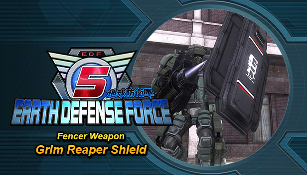 EARTH DEFENSE FORCE 5 - Fencer Weapon: Grim Reaper Shield Steam capsule image