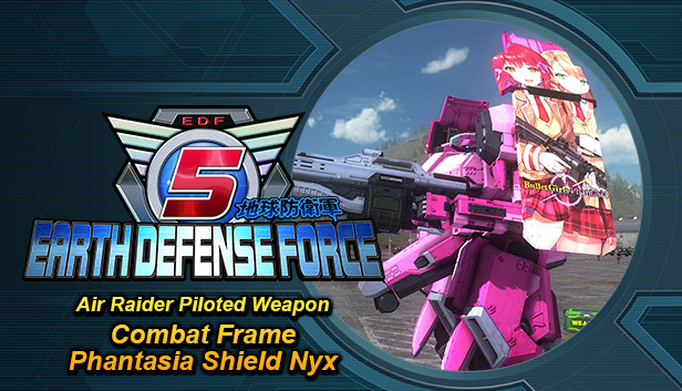 EARTH DEFENSE FORCE 5 - Air Raider Piloted Weapon: Combat Frame Phantasia Shield Nyx Steam capsule image