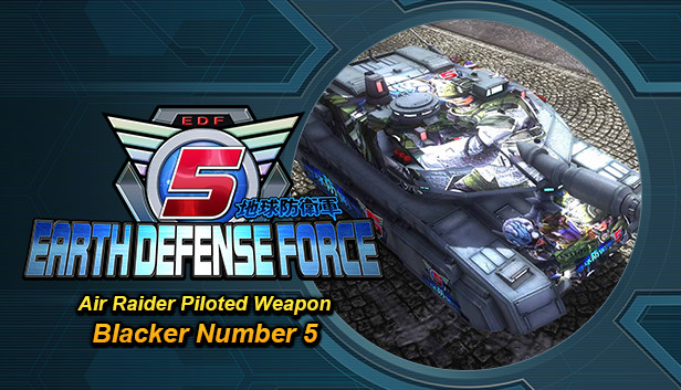 EARTH DEFENSE FORCE 5 - Air Raider Piloted Weapon: Blacker Number 5 Steam capsule image