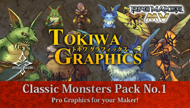RPG Maker MV - TOKIWA GRAPHICS Classic Monsters Pack No.1 Steam capsule image