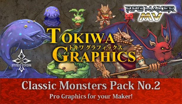 RPG Maker MV - TOKIWA GRAPHICS Classic Monsters Pack No.2 Steam capsule image