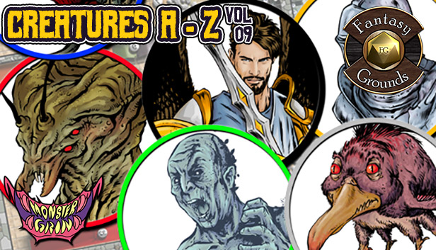 Fantasy Grounds - Creatures A-Z, Volume 9 (Token Pack) Steam capsule image