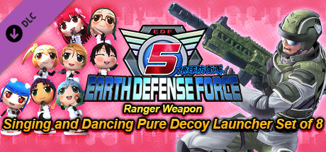 EARTH DEFENSE FORCE 5 - Ranger Weapon: Singing and Dancing Pure Decoy Launcher Set of 8