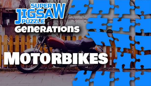 Super Jigsaw Puzzle: Generations - Motorbikes Puzzles Steam capsule image