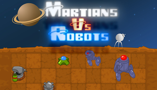 Martians Vs Robots Steam capsule image