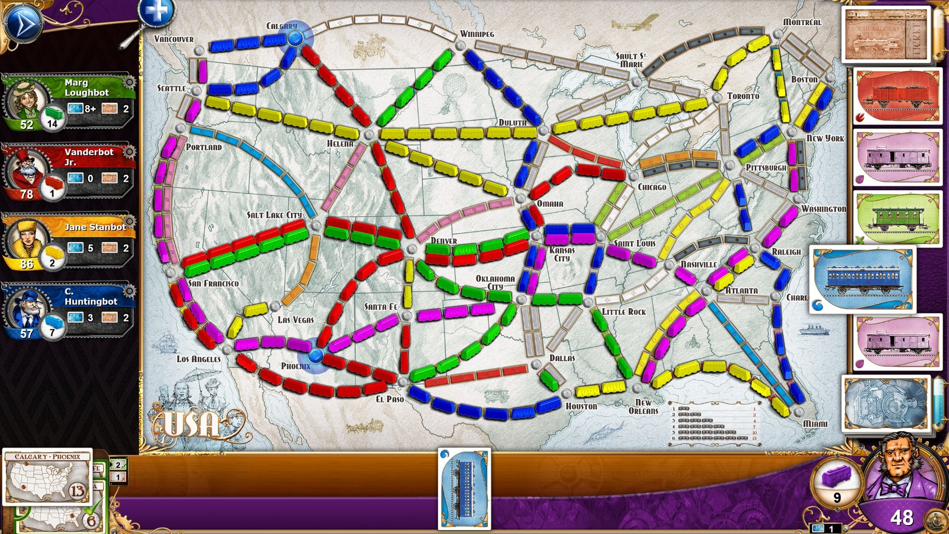 Save 50% on Ticket to Ride on Steam