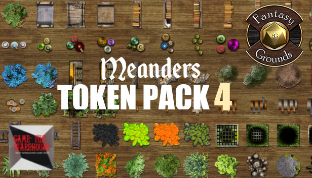 Fantasy Grounds - Meanders Token Pack 4 (Token Pack) Steam capsule image