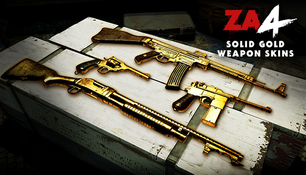 Steam Zombie Army 4 Solid Gold Weapon Skins