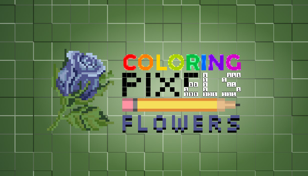 Coloring Pixels - Flowers Pack Steam capsule image