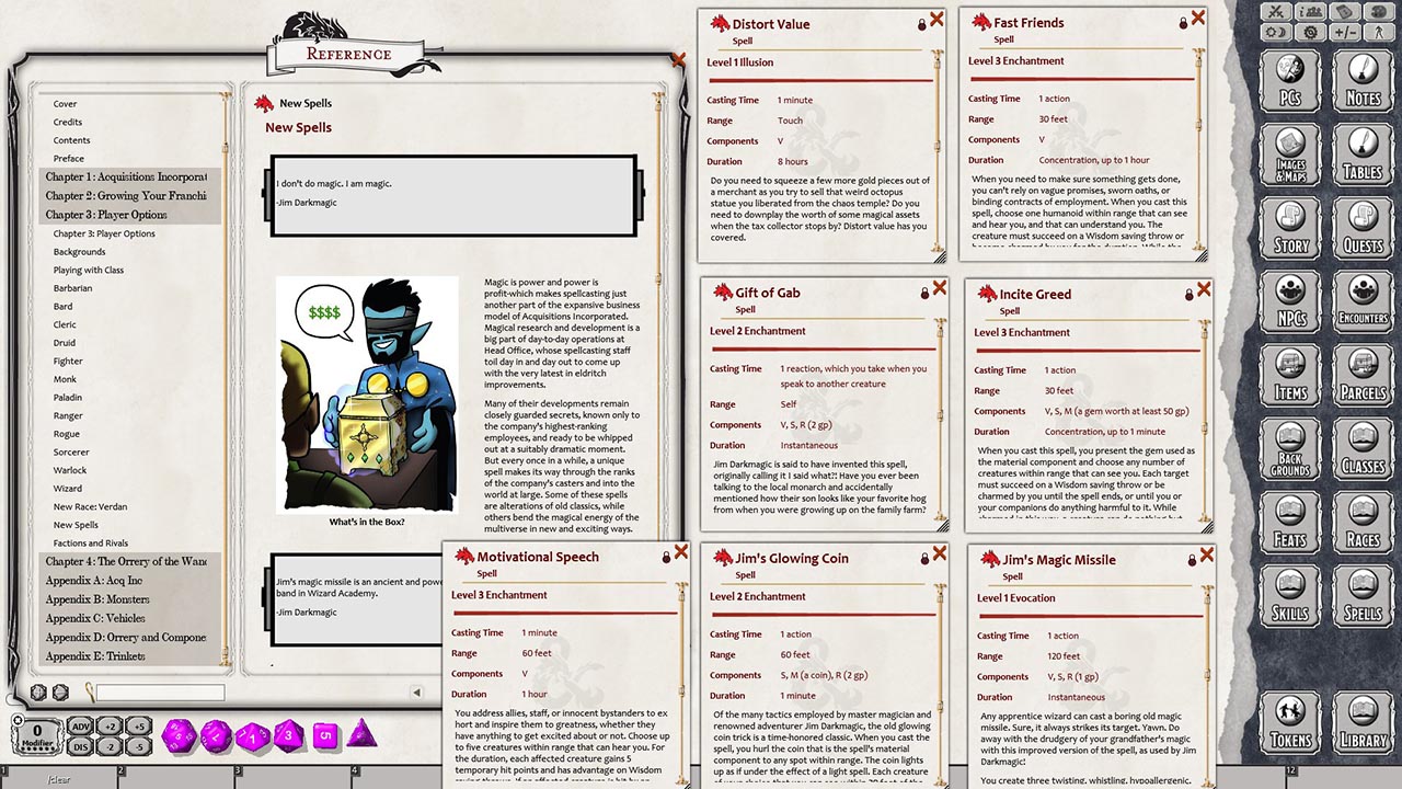 dungeons and dragons 5e character builder open office