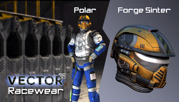 Vector 36 Racewear- Forge Sinter / Polar Steam capsule image