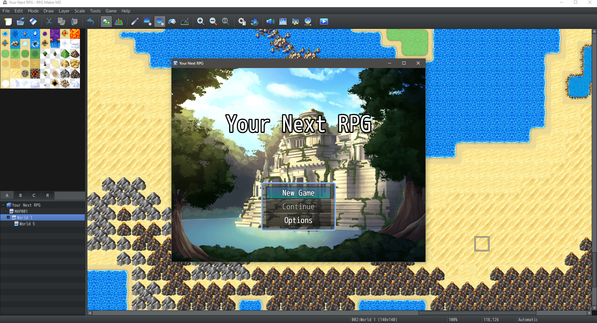 RPG Maker MZ on Steam