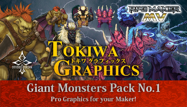 RPG Maker MV - TOKIWA GRAPHICS Giant Monsters Pack No.1 Steam capsule image