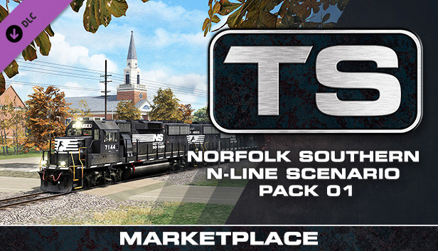 TS Marketplace: Norfolk Southern N-Line Scenario Pack 01 Steam capsule image