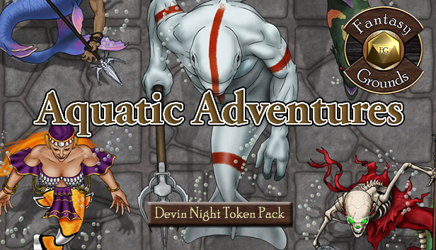 Fantasy Grounds - Devin Night Token Pack 111: Aquatic Adventures (Token Pack) Steam capsule image