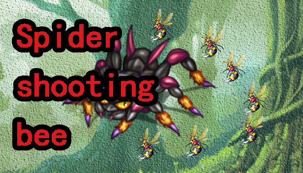 Spider shooting bee Steam capsule image