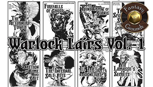 Fantasy Grounds - Warlock Lairs Volume 1 (5E) Steam capsule image