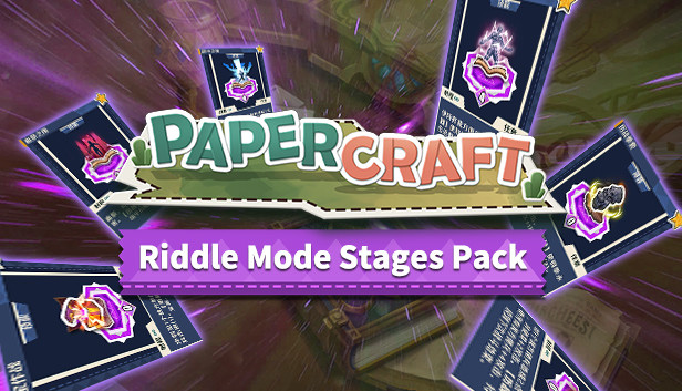 Papercraft:Riddle Mode stages pack (谜题模式关卡包) Steam capsule image