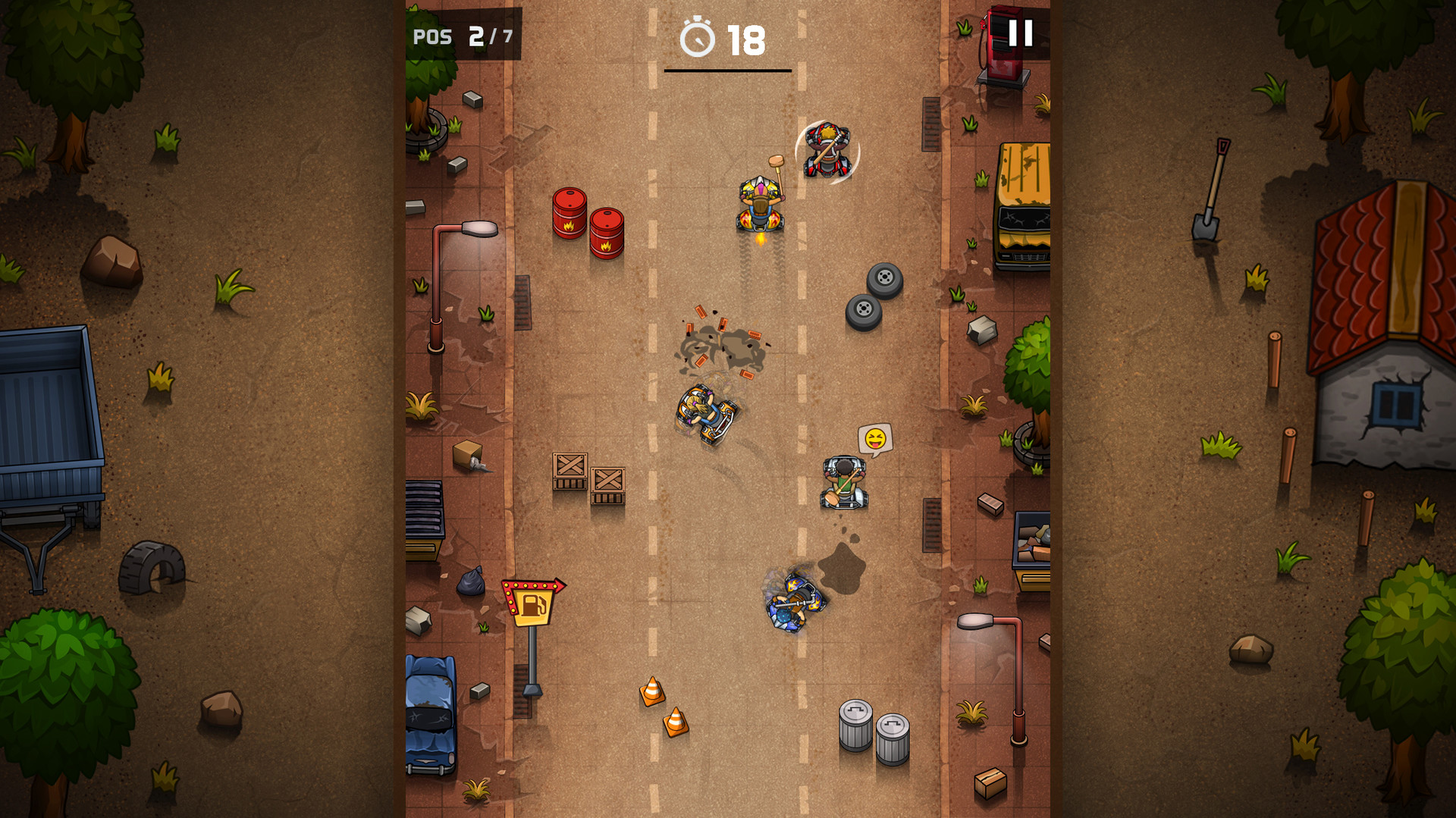 《粗鲁的赛车手(Rude Racers: 2D Combat Racing)》(v5590247)插图2 《粗鲁的赛车手(Rude Racers: 2D Combat Racing)》(v5590247)插图2