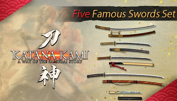 KATANA KAMI: A Way of the Samurai Story - Five Famous Swords Set Steam capsule image