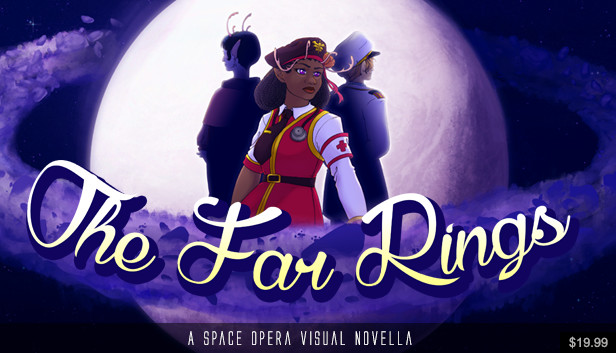 The Far Rings: A Space Opera Visual Novella Steam capsule image