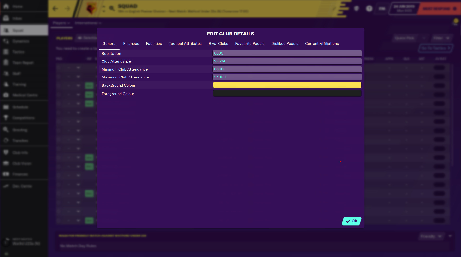 Football Manager 2020 In-game Editor on Steam