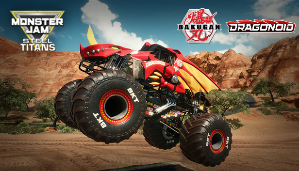 Monster Jam Steel Titans - Bakugan Dragonoid Truck Steam capsule image