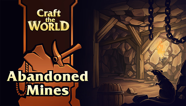 Craft The World - Abandoned Mines Steam capsule image