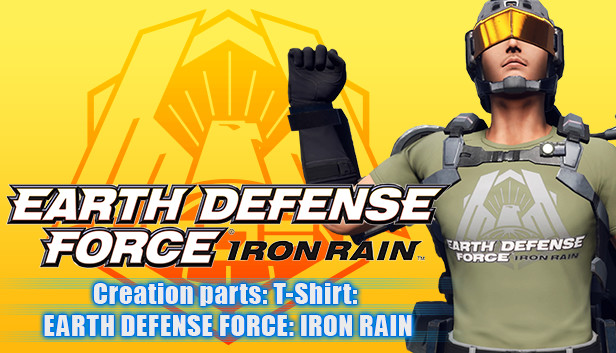 EARTH DEFENSE FORCE: IRON RAIN - Creation parts: T-Shirt: EARTH DEFENSE FORCE: IRON RAIN Steam capsule image
