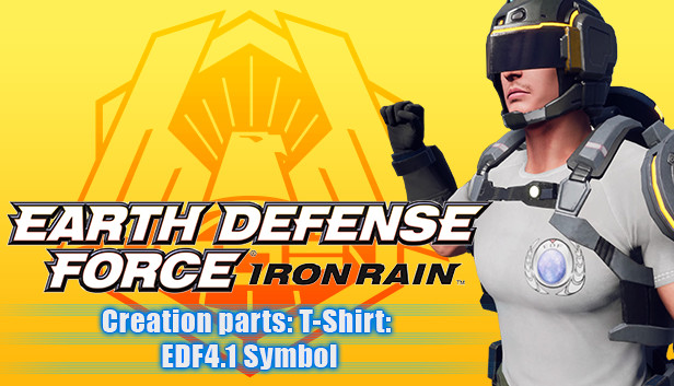 EARTH DEFENSE FORCE: IRON RAIN - Creation parts: T-Shirt: EDF4.1 Symbol Steam capsule image