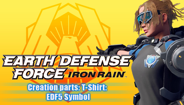 EARTH DEFENSE FORCE: IRON RAIN - Creation parts: T-Shirt: EDF5 Symbol Steam capsule image