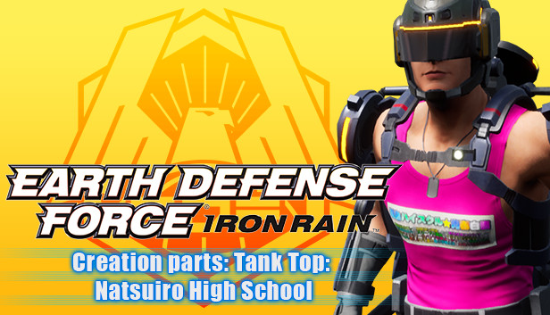 EARTH DEFENSE FORCE: IRON RAIN - Creation parts: Tank Top: Natsuiro High School Steam capsule image